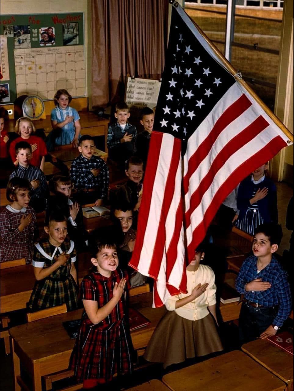 Flag Etiquette at Adams Elementary School