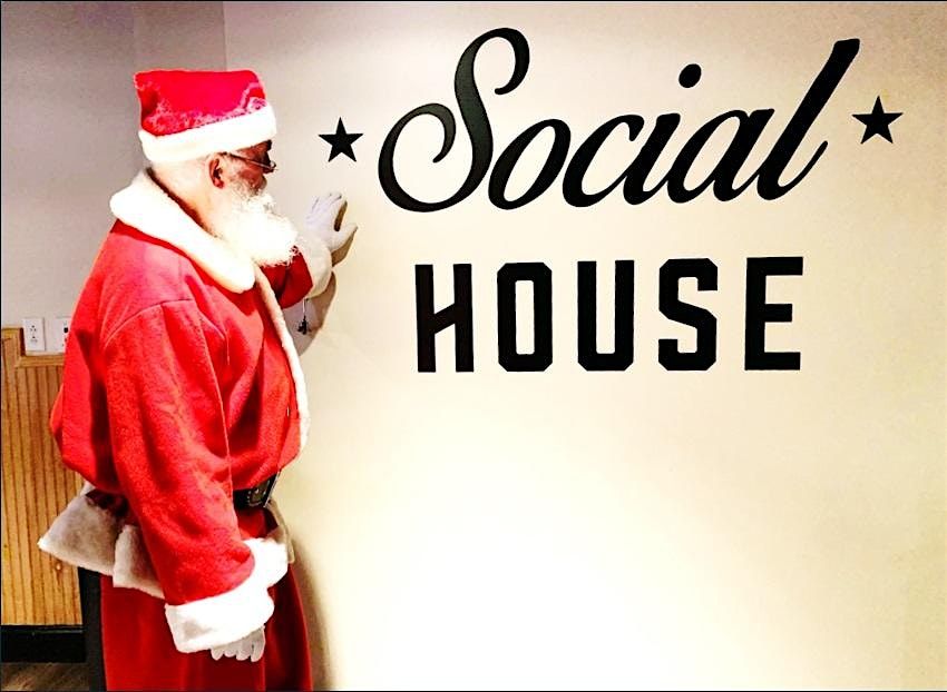 Santa visits Piedmont Social House!