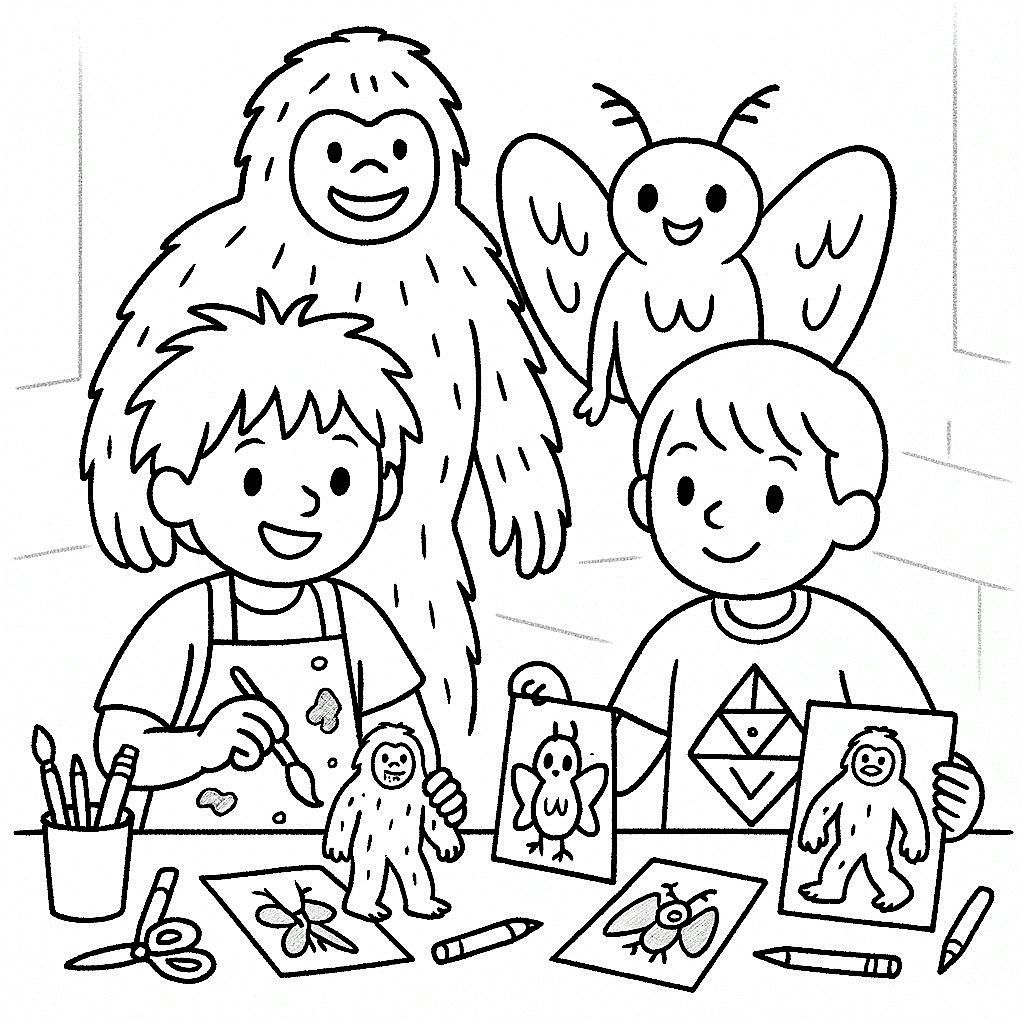 Kid\u2019s Cryptid Art Club