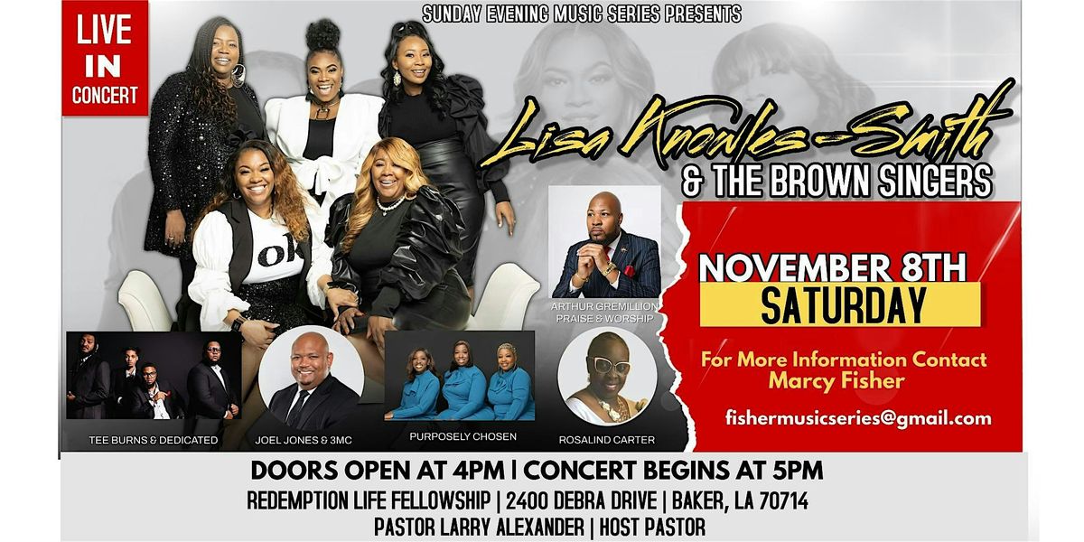SEMS presents Lisa Knowles-Smith & The Brown Singers