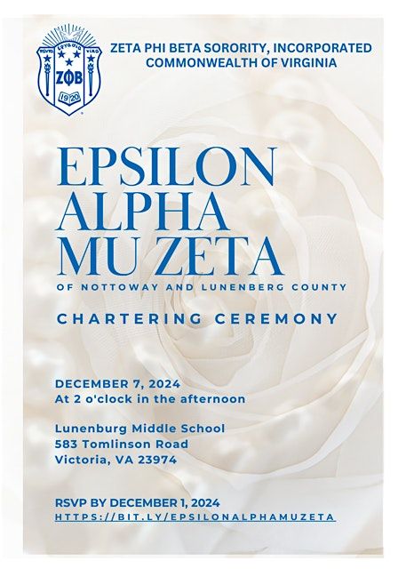 Epsilon Alpha Mu Zeta Chartering Ceremony