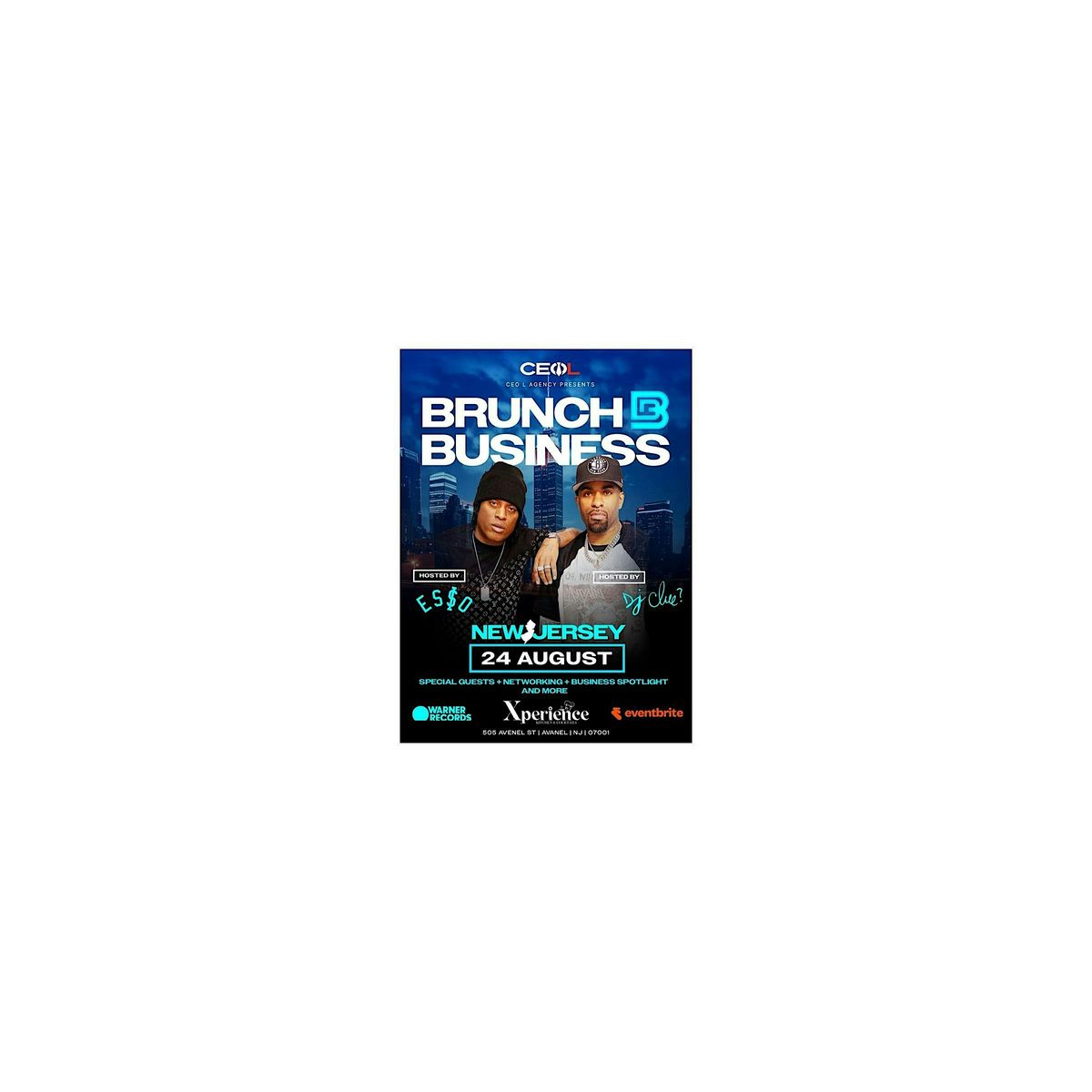 BRUNCH & BUSINESS INVADES NEW JERSEY