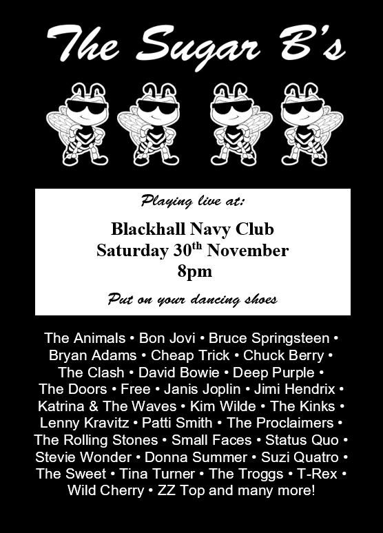 The Sugar B's at Blackhall Navy Club