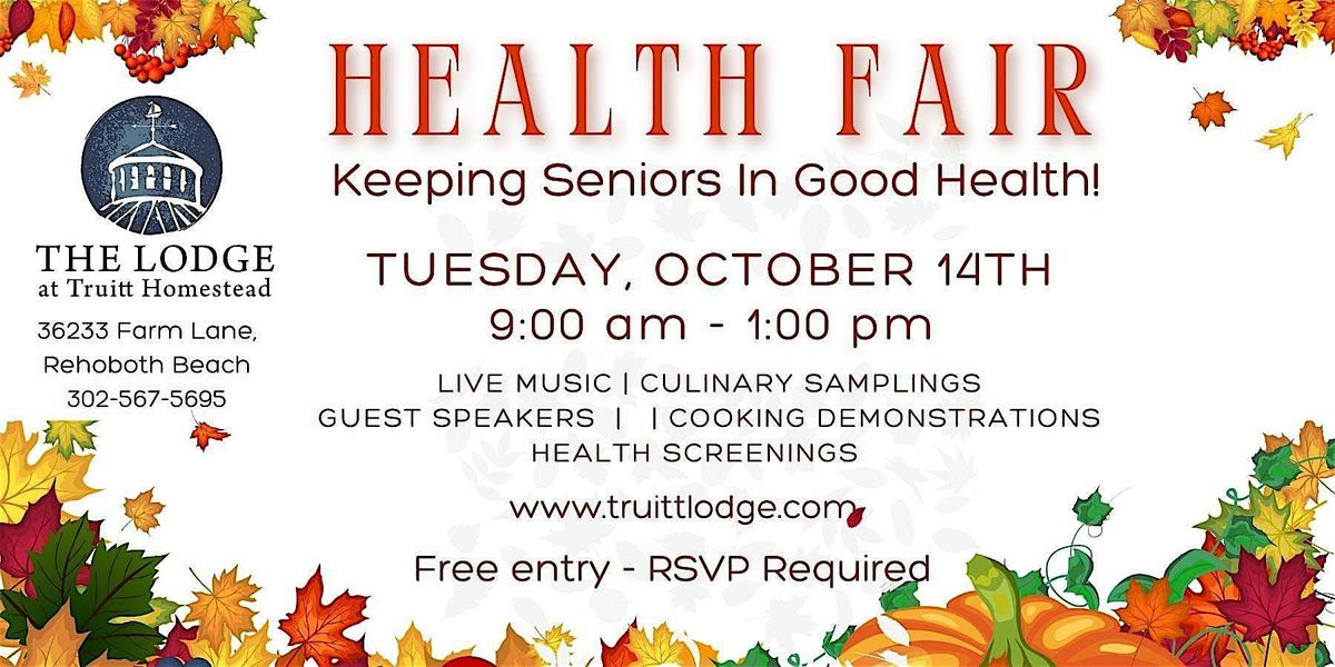 Fall Into Wellness: Health Fair