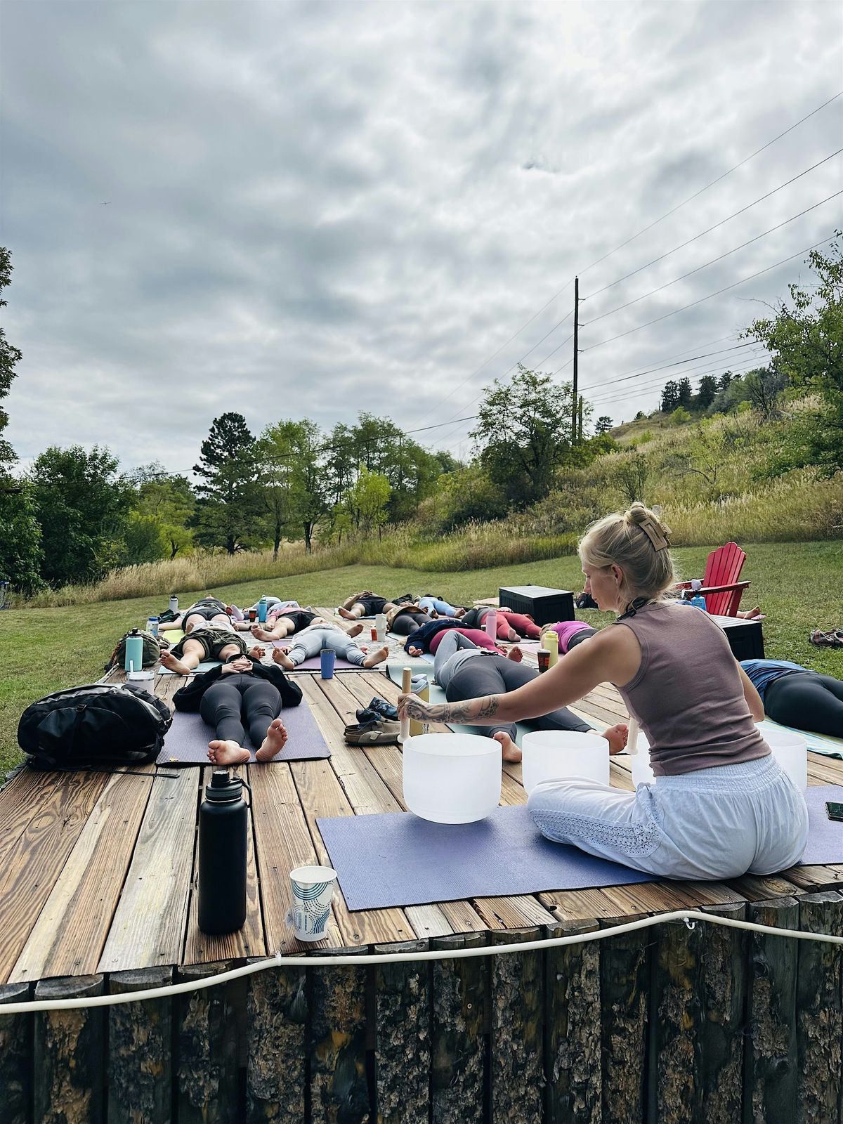 Cacao + Vinyasa Yoga + Sound Bath With Megan