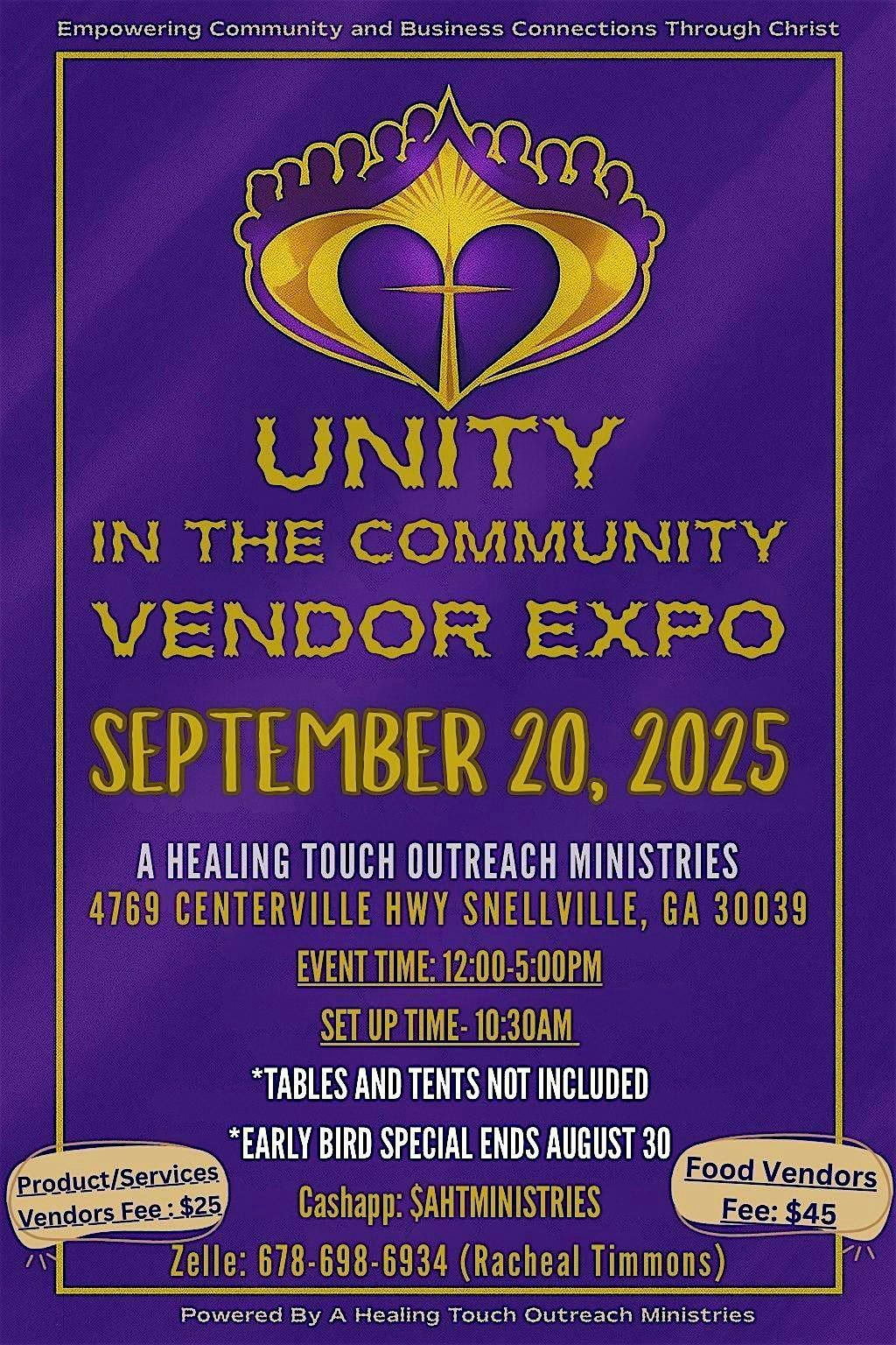 Unity in the Community Vendor Expo