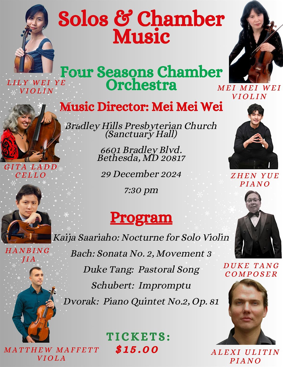 Solo & Chamber music by Four Seasons Chamber Orchestra