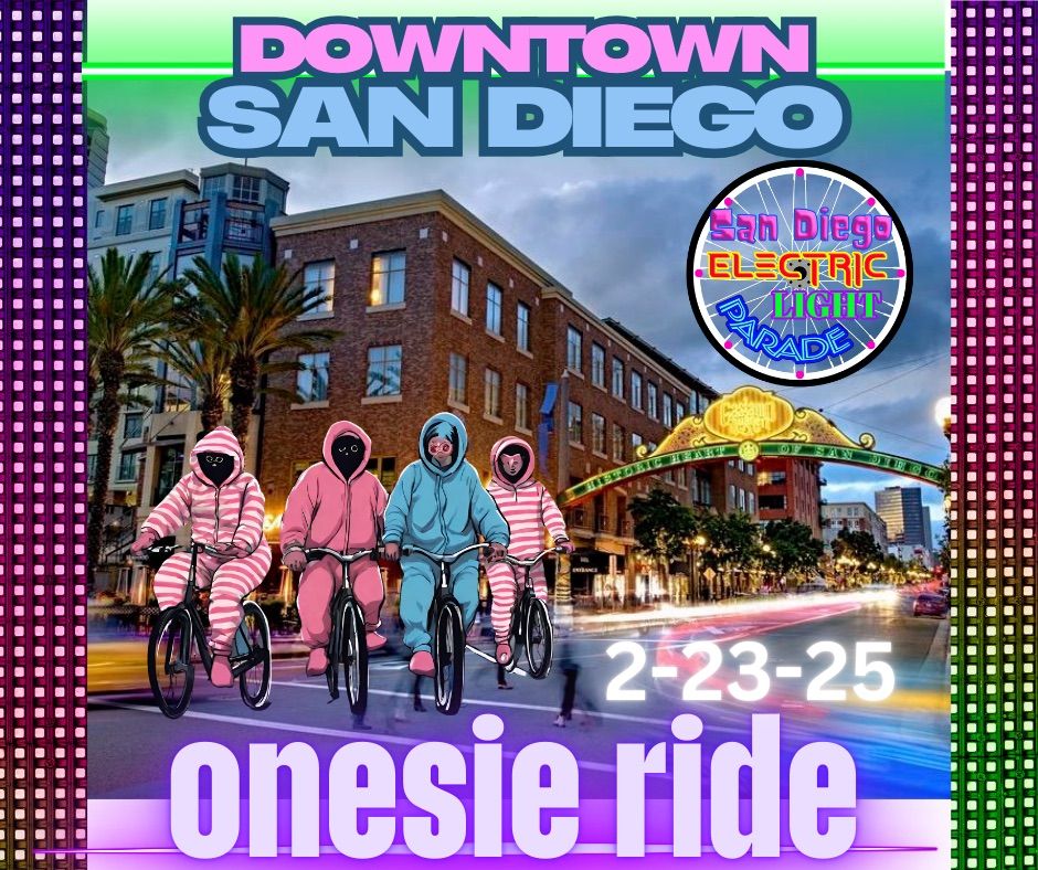 SD Electric light parade Onesie Ride