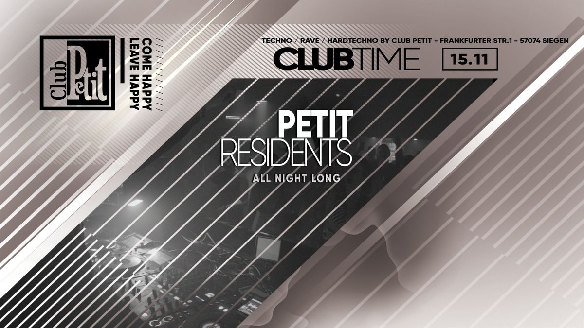 CLUBTIME - Resident Night