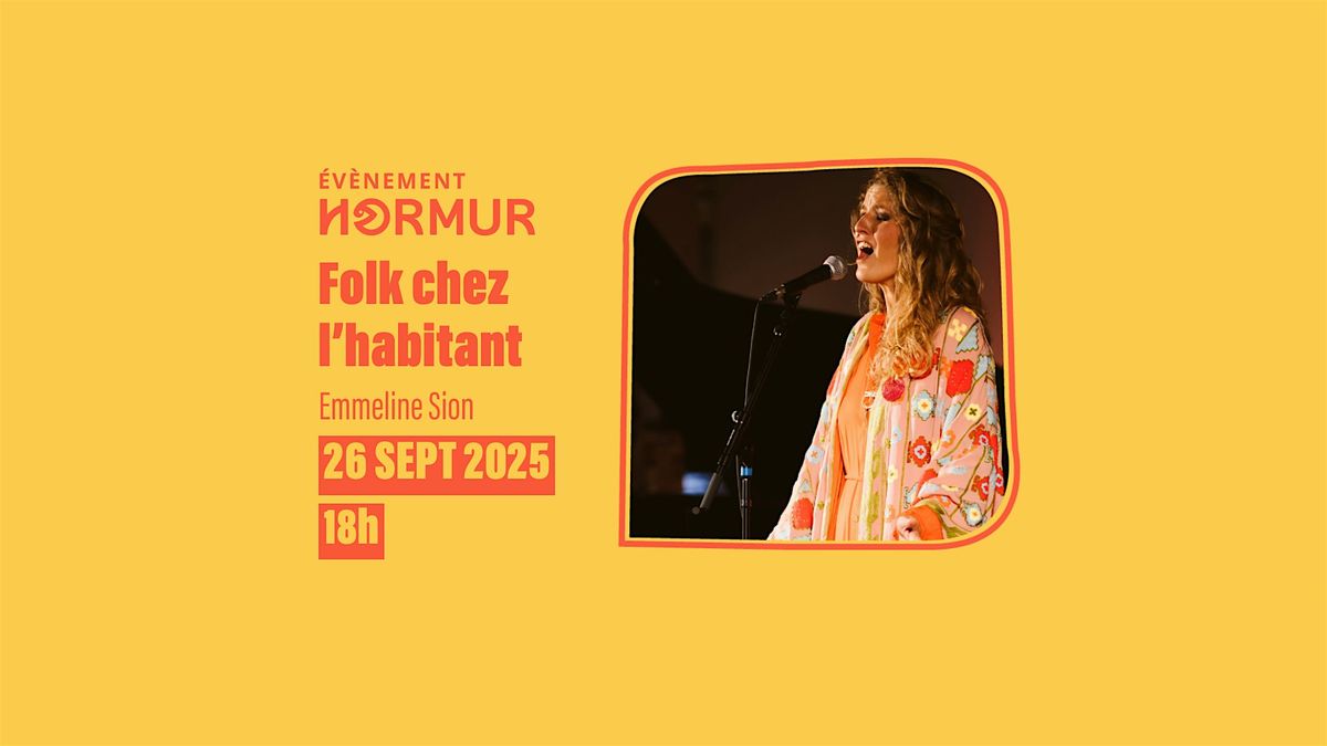 Concert pop folk avec Emmeline Sion chez l'habitant \u00e0 S\u00e9cheras