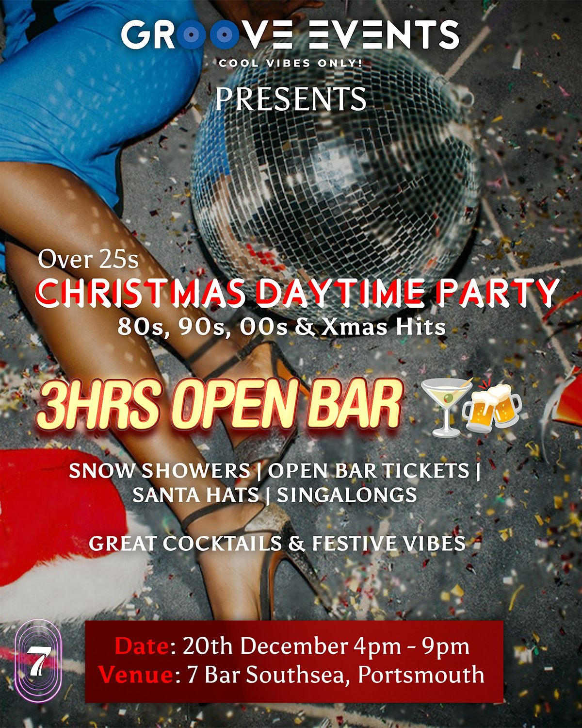Over 25s Christmas Daytime Party!