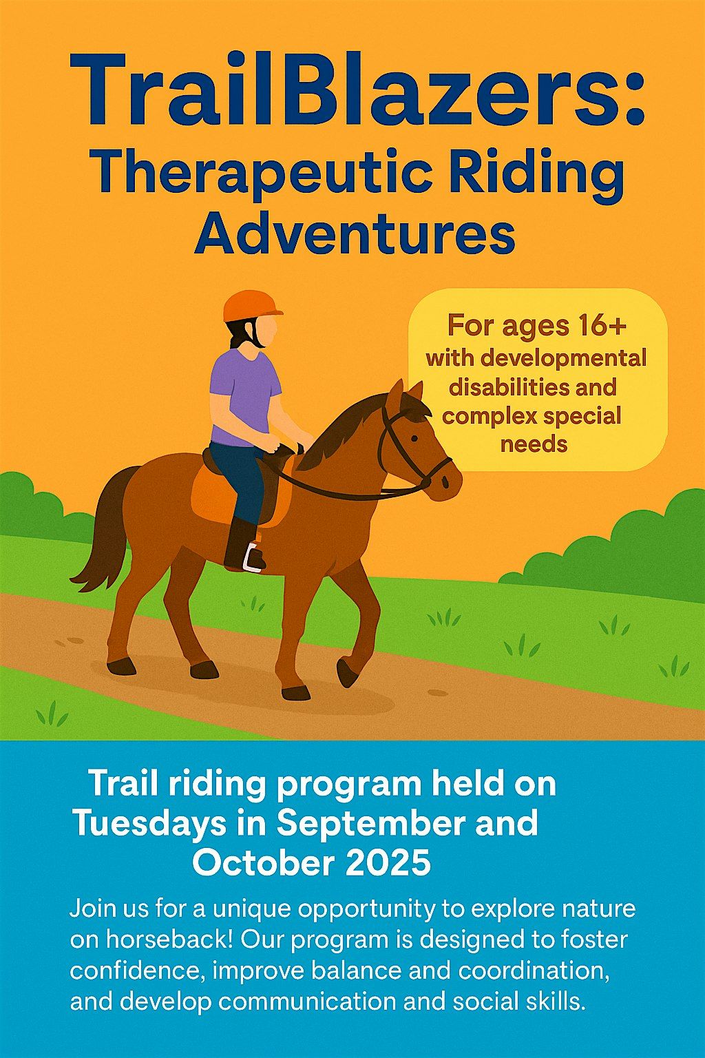 TrailBlazers: Therapeutic Riding Adventures