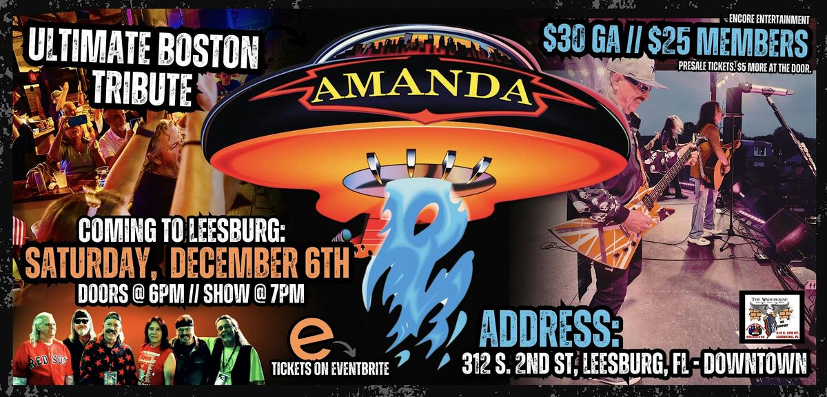 Amanda - Ultimate Boston Tribute @ The Warehouse - Leesburg