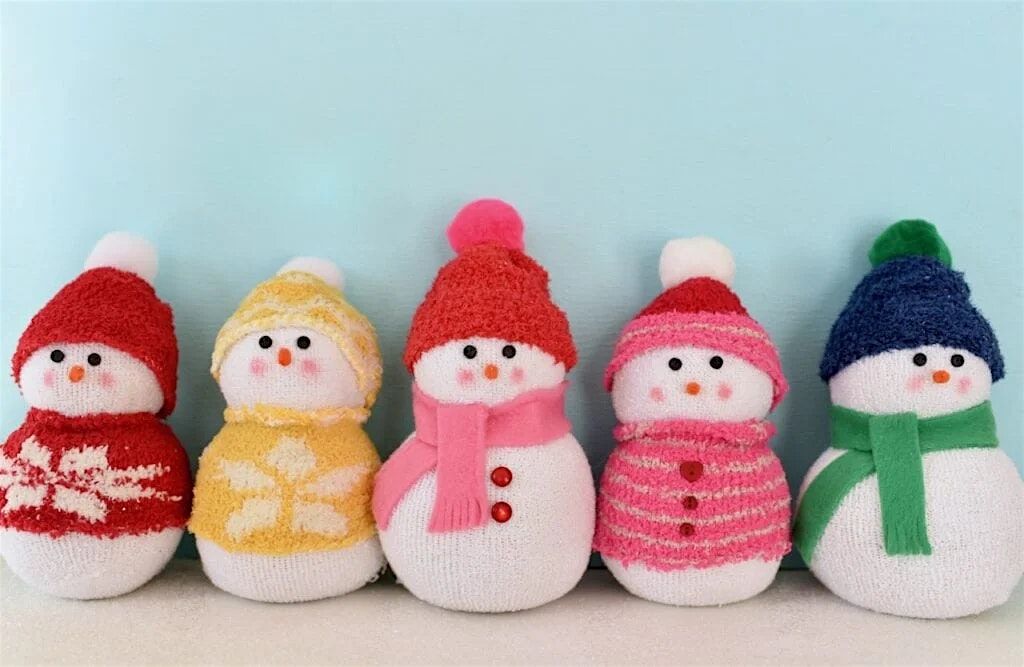 Sock Snowman Workshop for Kids