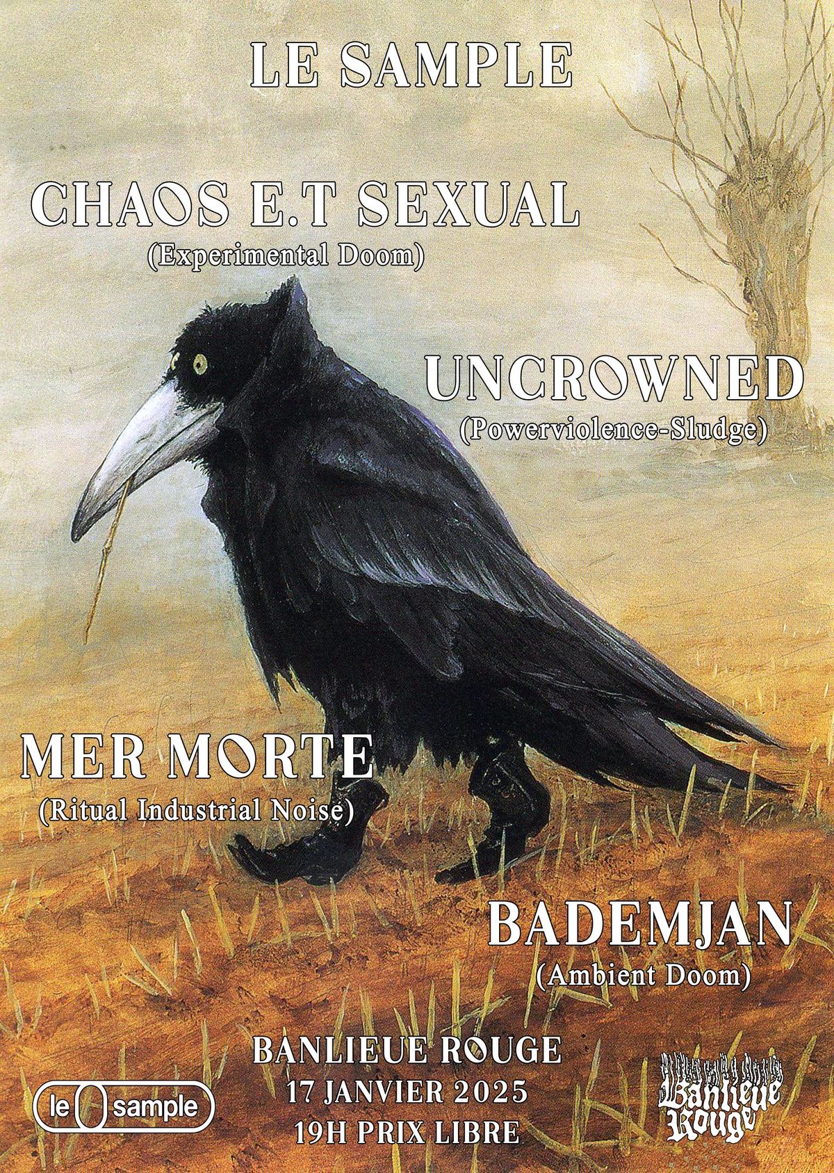 Chaos E.T.  Sexual \/\/ Uncrowned \/\/ Mer Morte \/\/ Bademjan \/\/ 17.01.2025 \/\/ LE SAMPLE