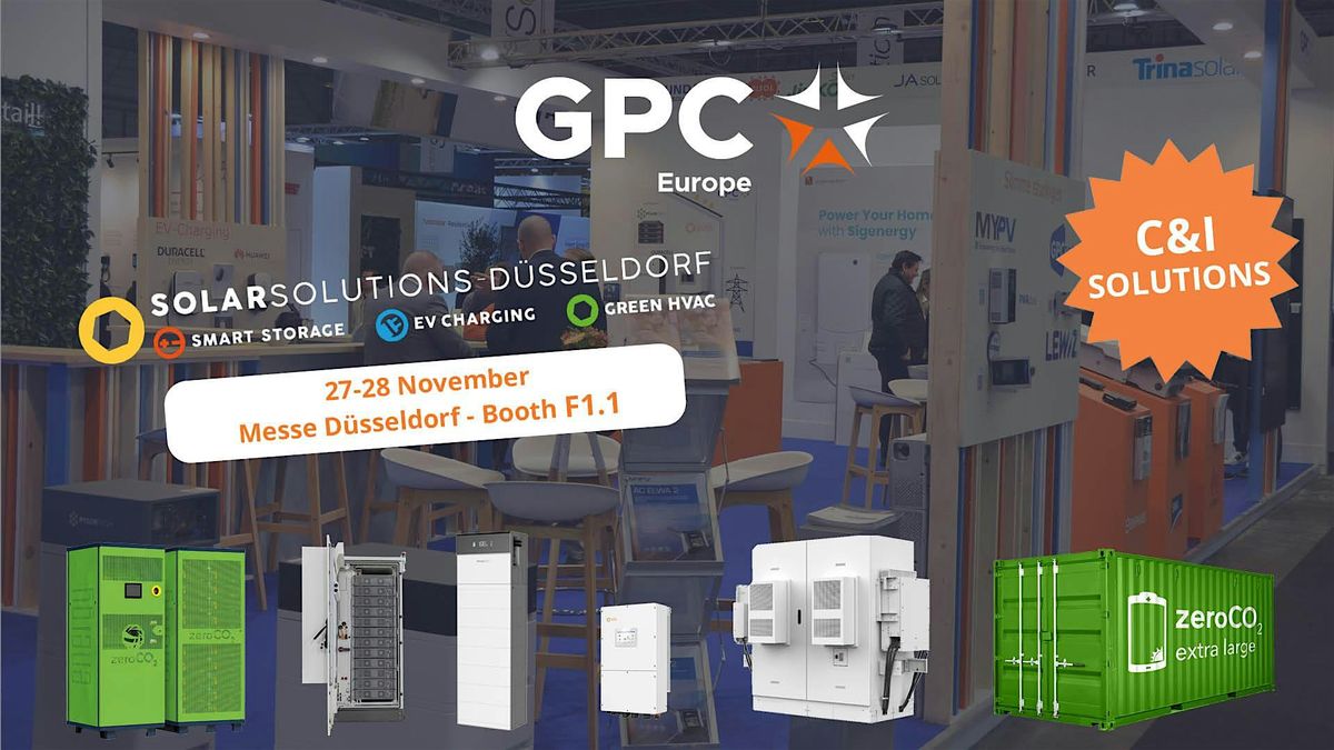 GPC Europe @ SolarSolutions D\u00fcsseldorf