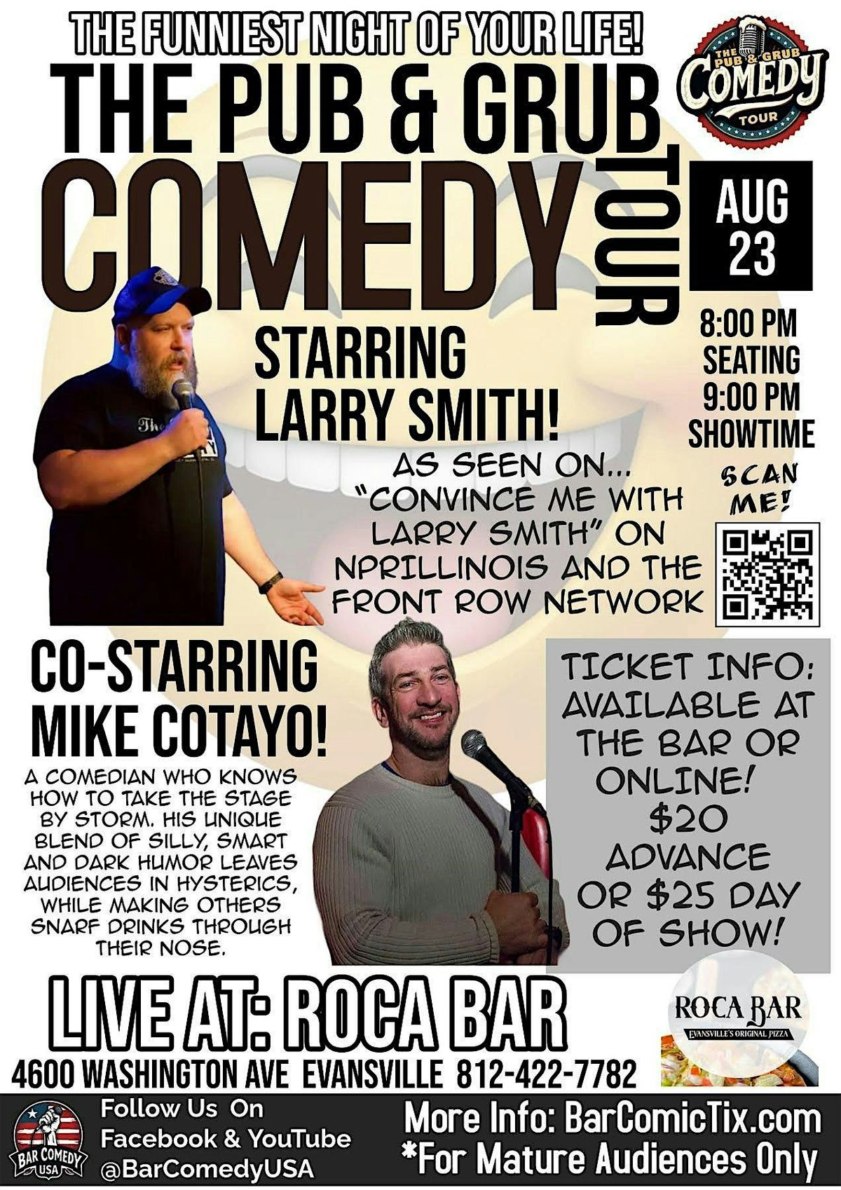 Roca Bar Comedy Night