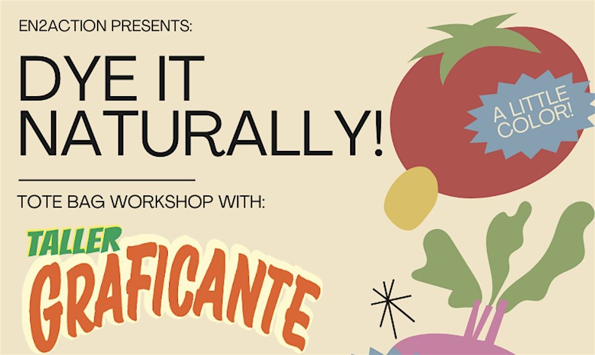 Dye It Naturally with Taller Graficante!!