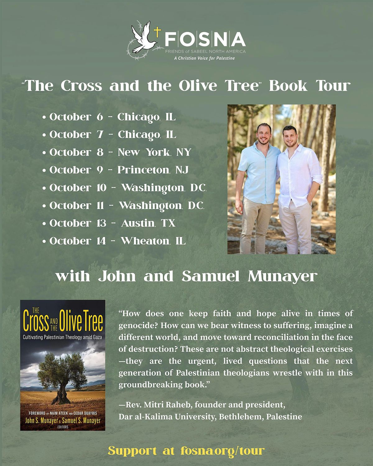 \u201cThe Cross and the Olive Tree\u201d Book Tour @ Busboys and Poets