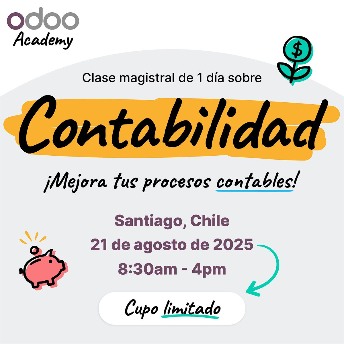 Odoo Academy: Contabilidad y Localizaci\u00f3n Santiago de Chile