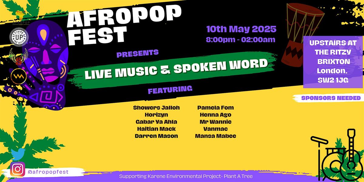 Afropop Fest - Live Music and Spoken Word Festival