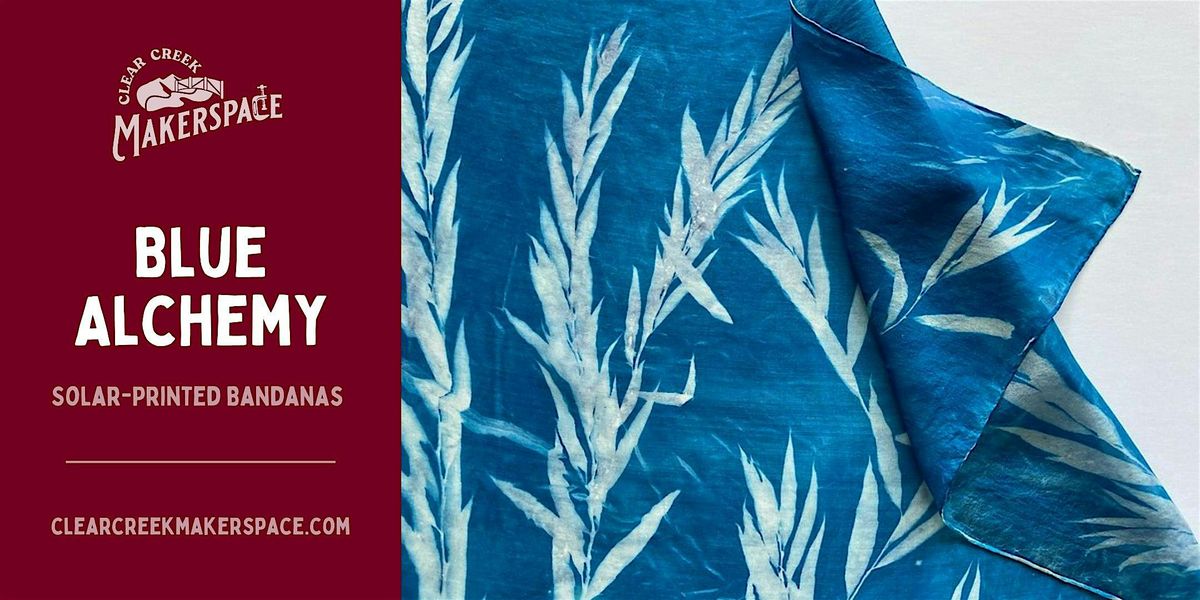 Blue Alchemy: Solar-Printed Bandanas