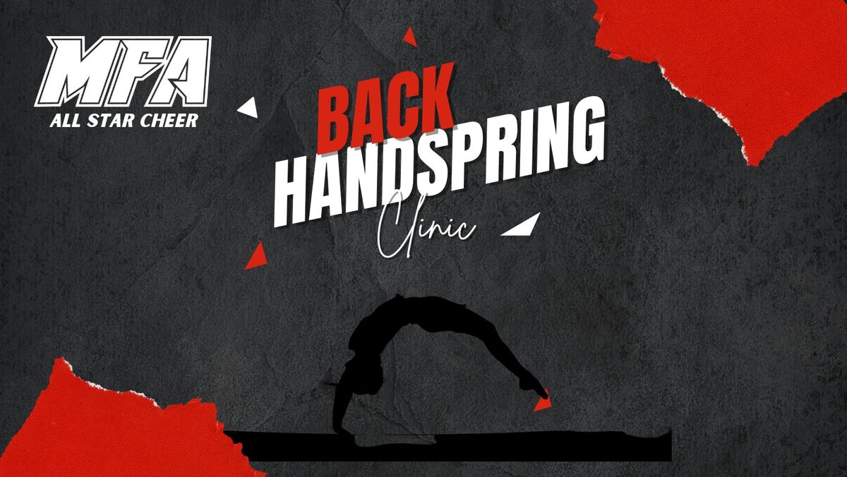 Back Handspring Clinic