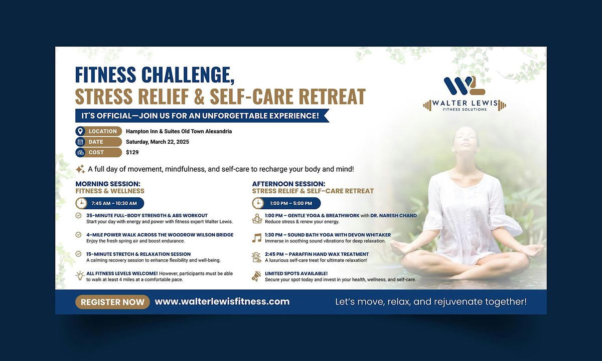 The Ultimate Fitness, Stress Relief & Self-Care Retreat