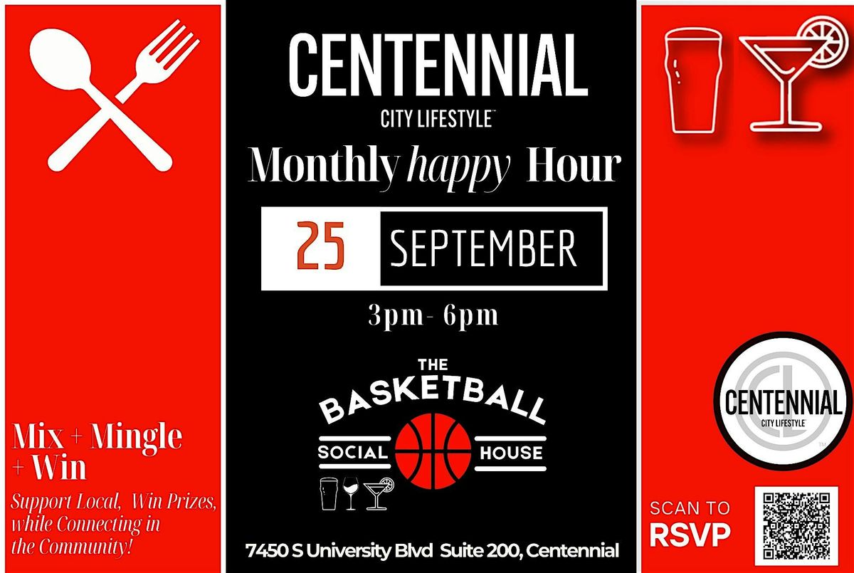 Centennial City Lifestyle | September Monthly Happy Hour
