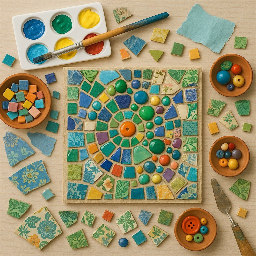 Mixed Media Mosaic Class