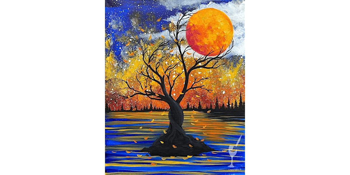 Magical Moonrise - Paint and Sip in Austin | Classpop!\u2122