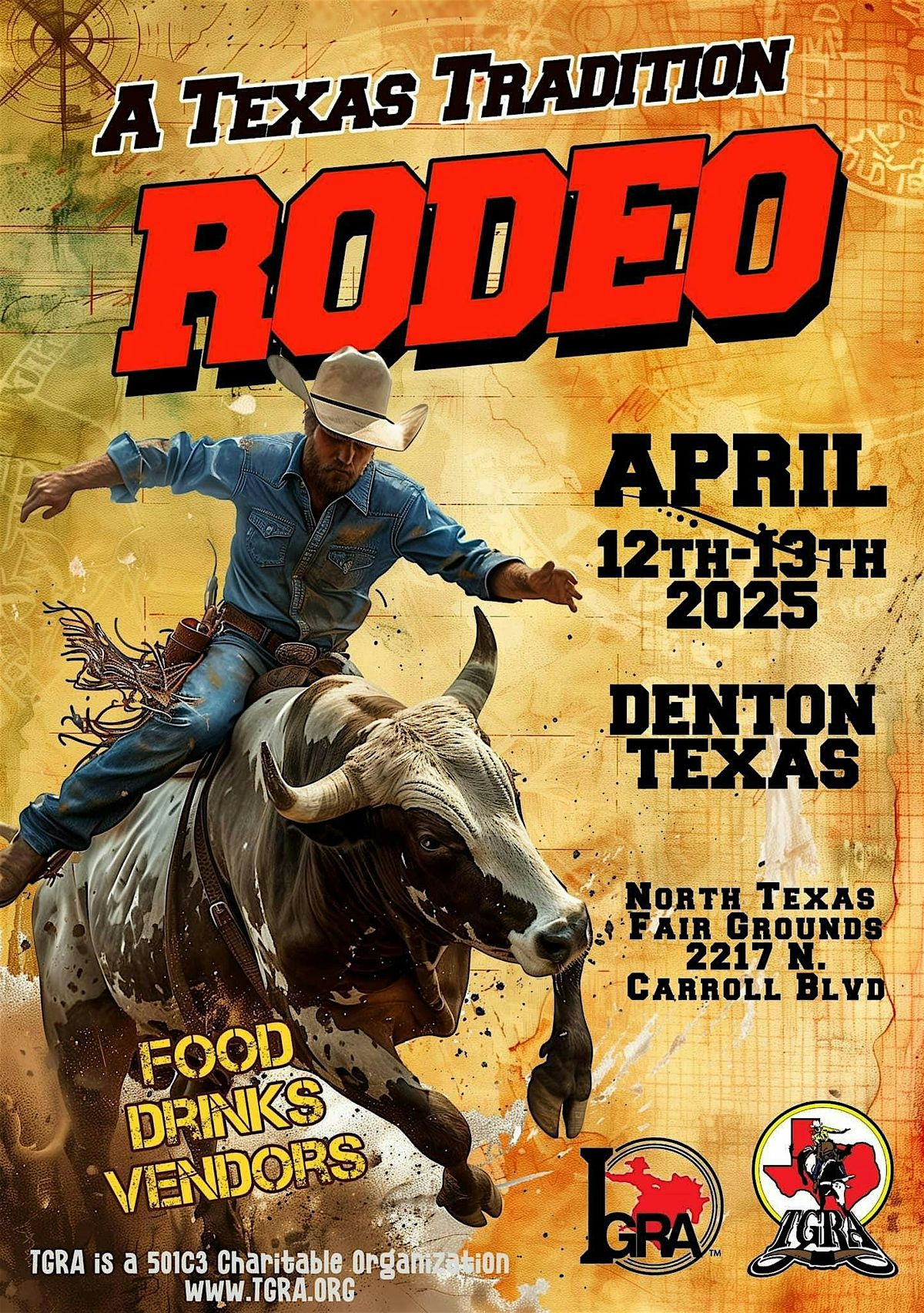 2025 TGRA A Texas Tradition Rodeo  - Gates open at 9 am.