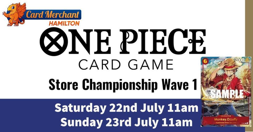 Card Merchant Hamilton One Piece Double Store Championship Weekend