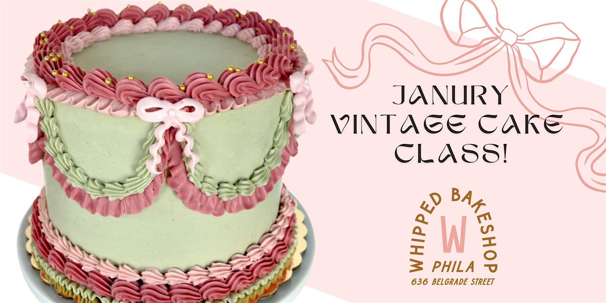 Vintage Cake Decorating Class