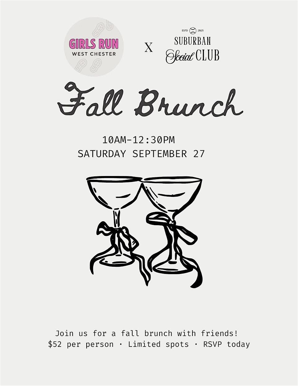 GirlsRunWC x Suburban Social Club Fall Brunch