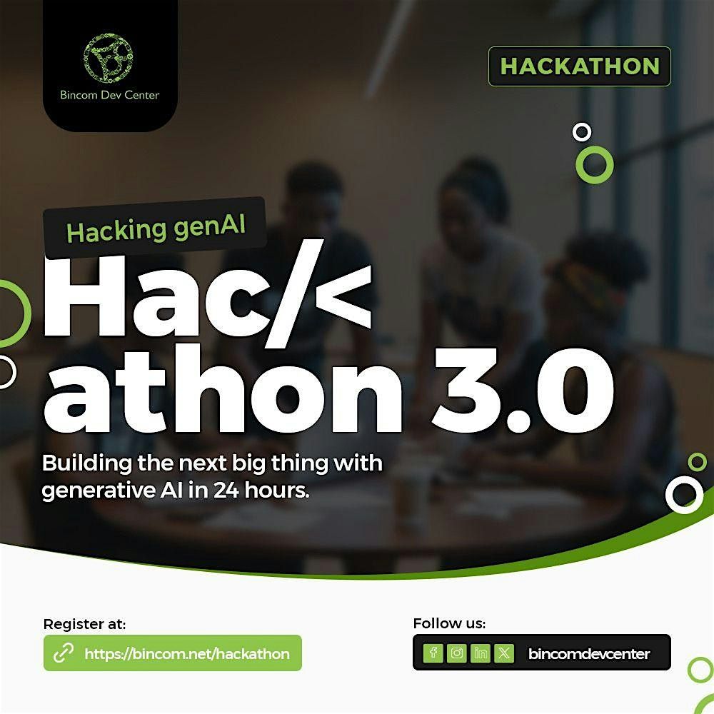 Hacking genAI - Bincom Hackathon March 2025 - Virtual Kick-off Event