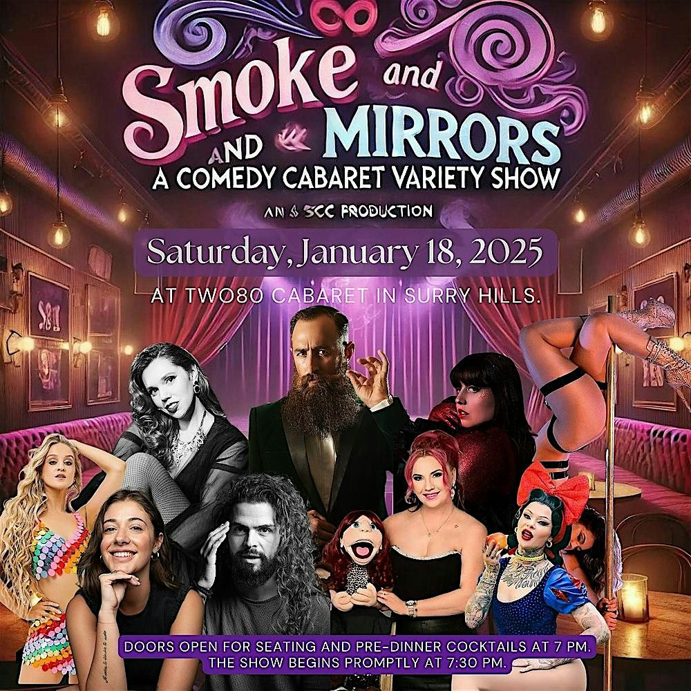 SMOKE & MIRRORS COMEDY BURLESQUE  &  DRAG SHOW