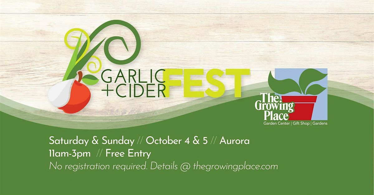 Garlic & Cider Fest