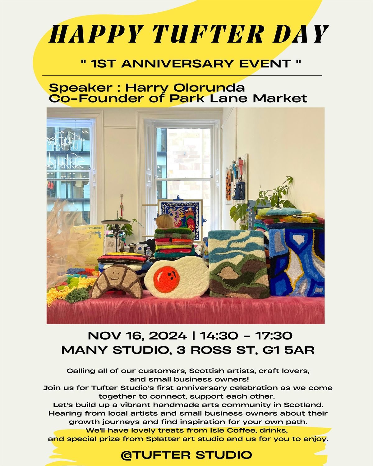 Tufter Studio 1st Anniversary: A Creative Gathering Party