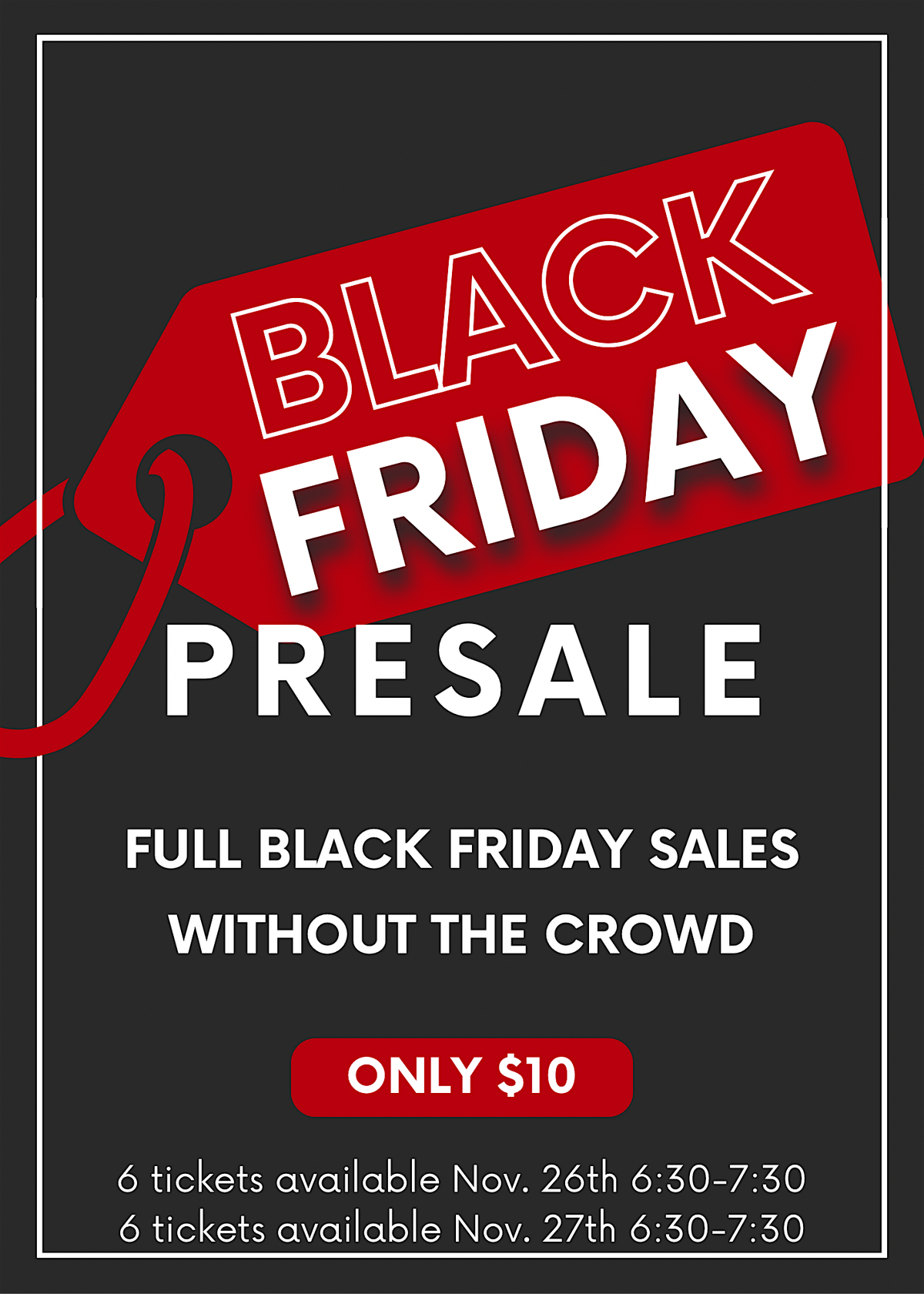 Pre Black Friday Sale