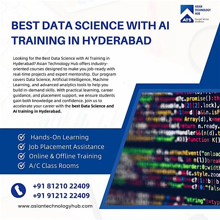 Best Data Science with AI Training in Hyderabad