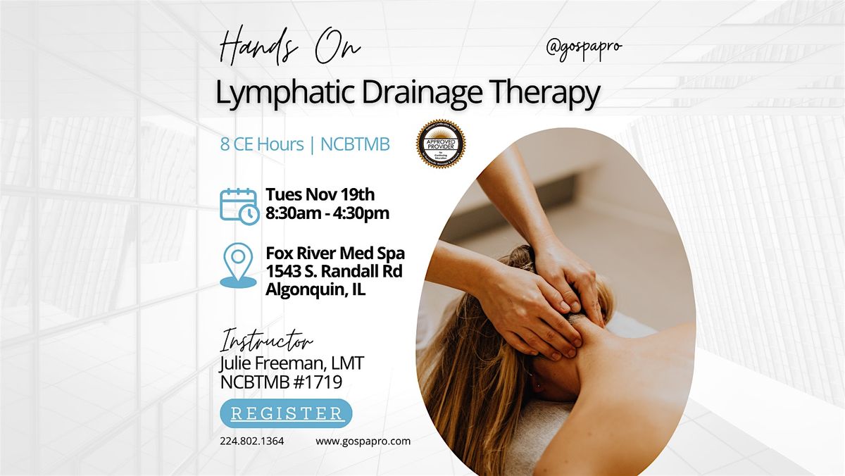 Hands On Lympathic Drainage Therapy