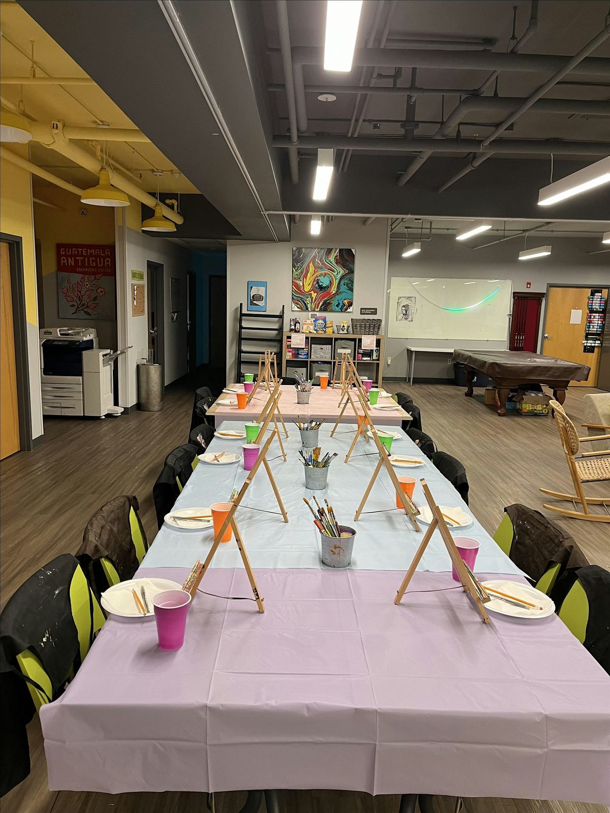 Holt Huskies Middle School Fundraiser Paint Night