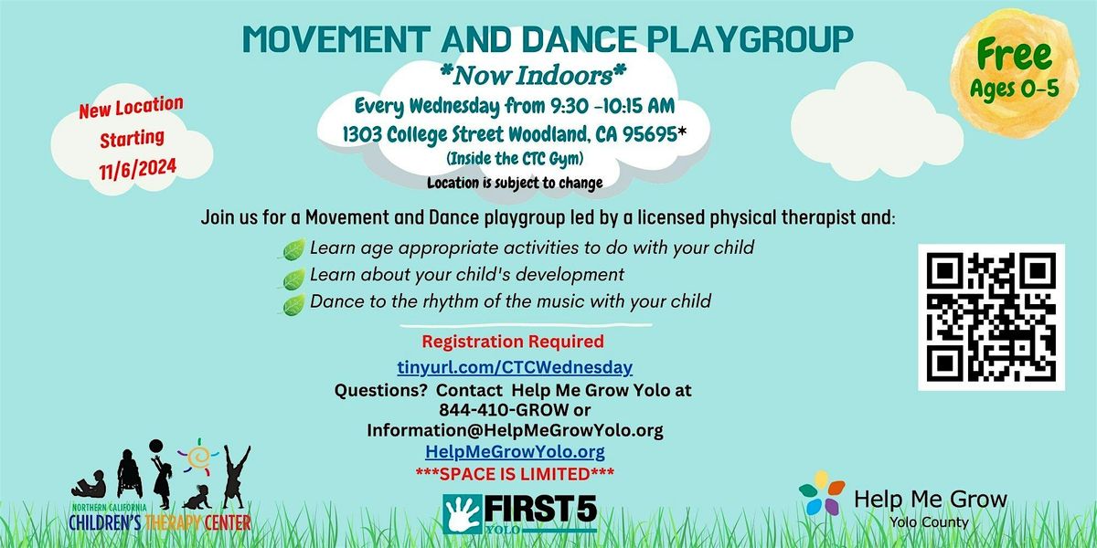 Movement and Dance Playgroup\/ Grupo de baile y movimiento