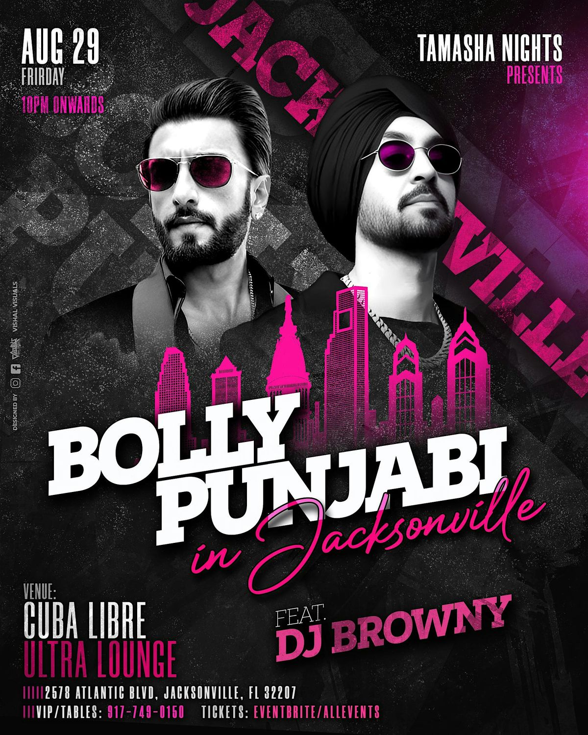 JACKSONVILLE TAMASHA NIGHTS- BOLLYWOOD LAUNCH PARTY@CUBA LIBRE ULTRA LOUNGE