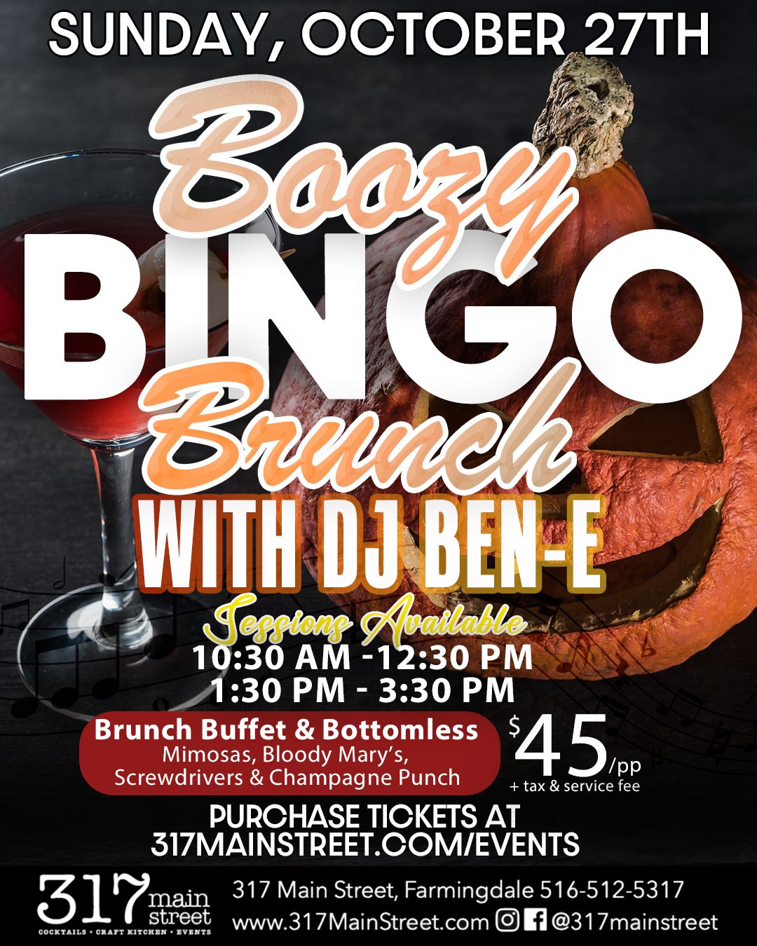 Boozy Bingo Brunch at 317!