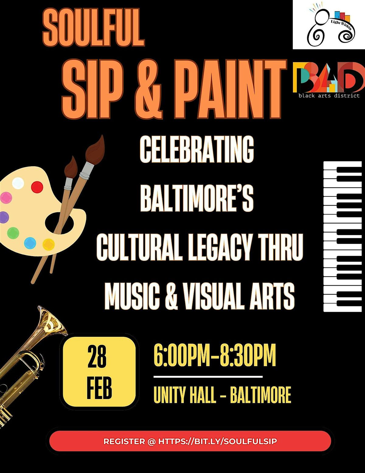 SoulFull Sip & Paint: Celebrating Baltimore's Cultural Legacy