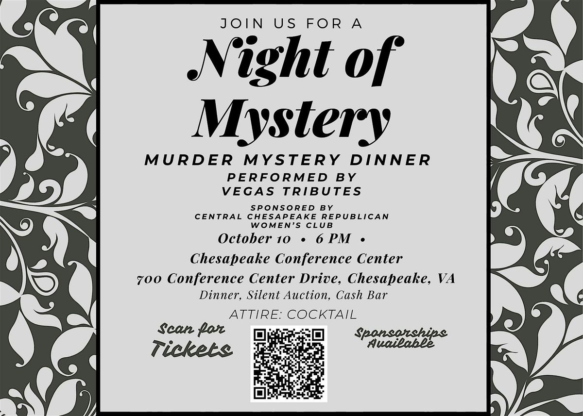 A Night of Mystery - M**der Mystery Dinner