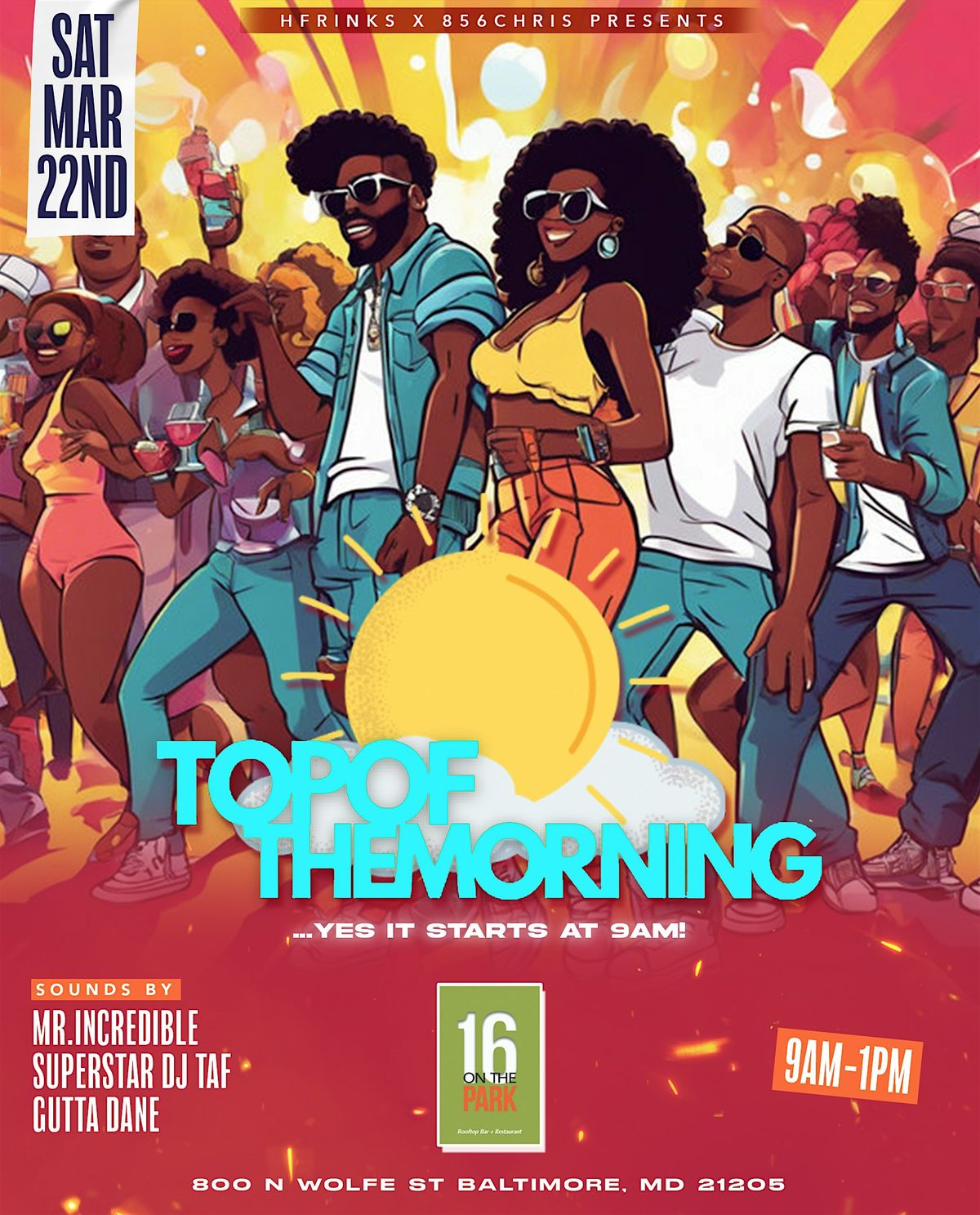 TOP OF THE MORNING PARTY