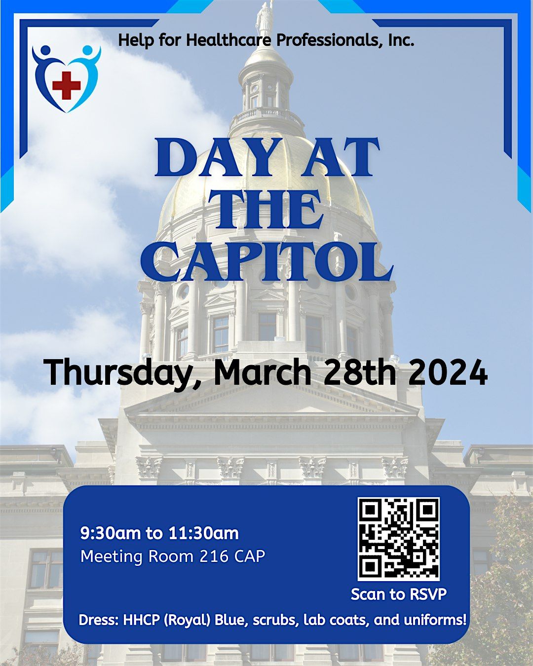 Help for Healthcare Professionals Day at the Georgia Capitol